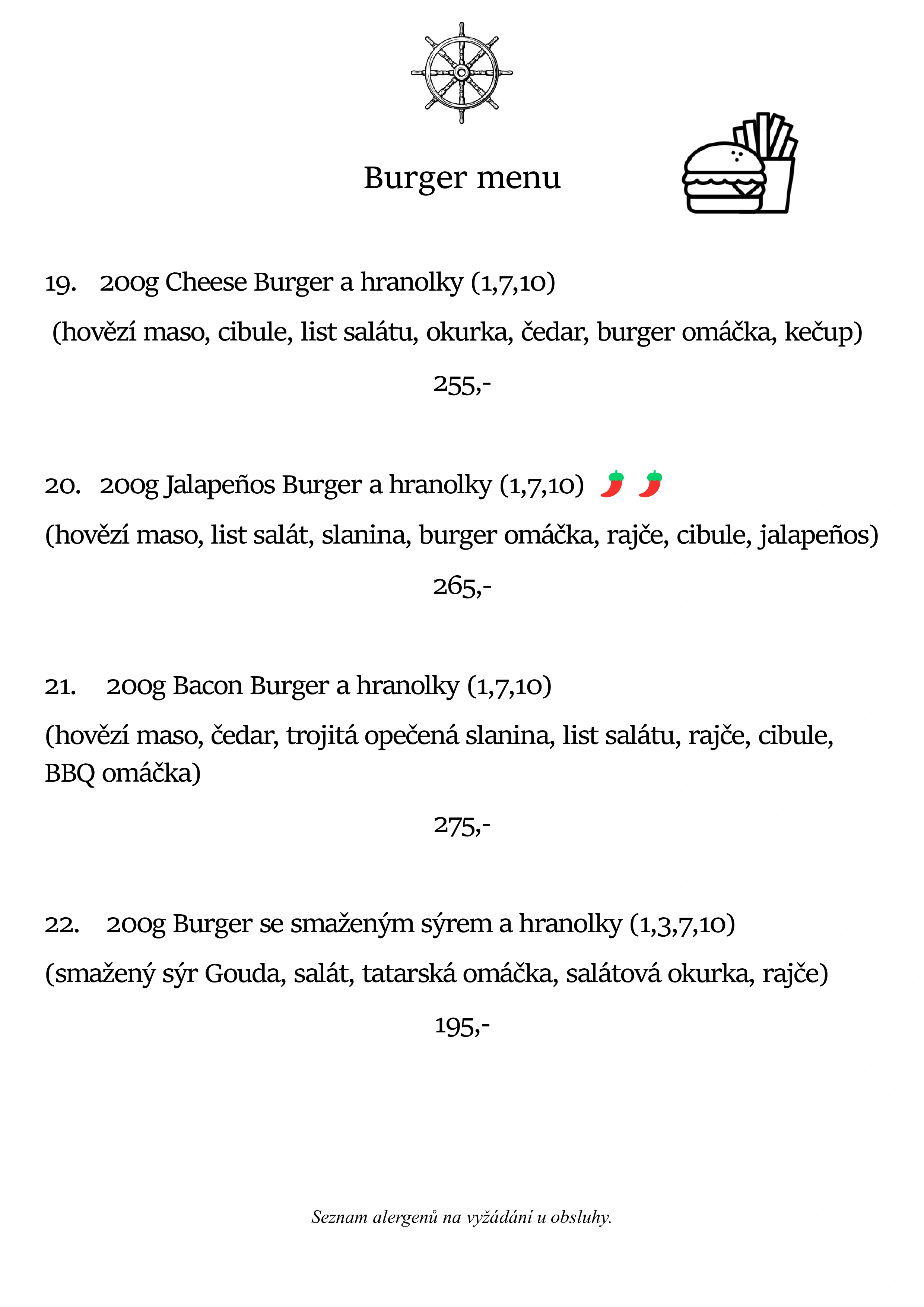 Jídelní lístek - stránka 5