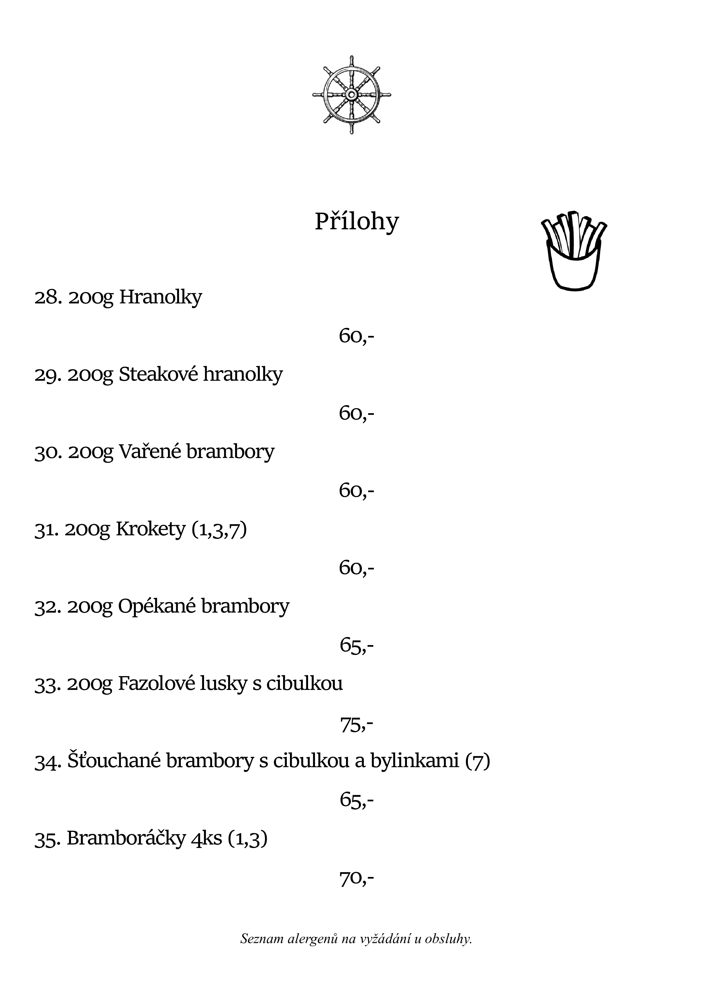 Jídelní lístek - stránka 7